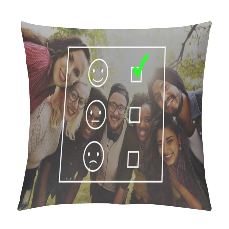 Personality  Statistics Questionaire Concept Pillow Covers