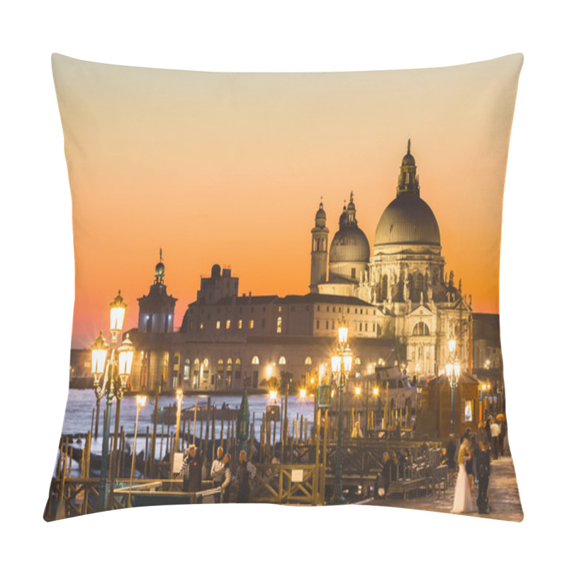 Personality  Venice in sunset. pillow covers