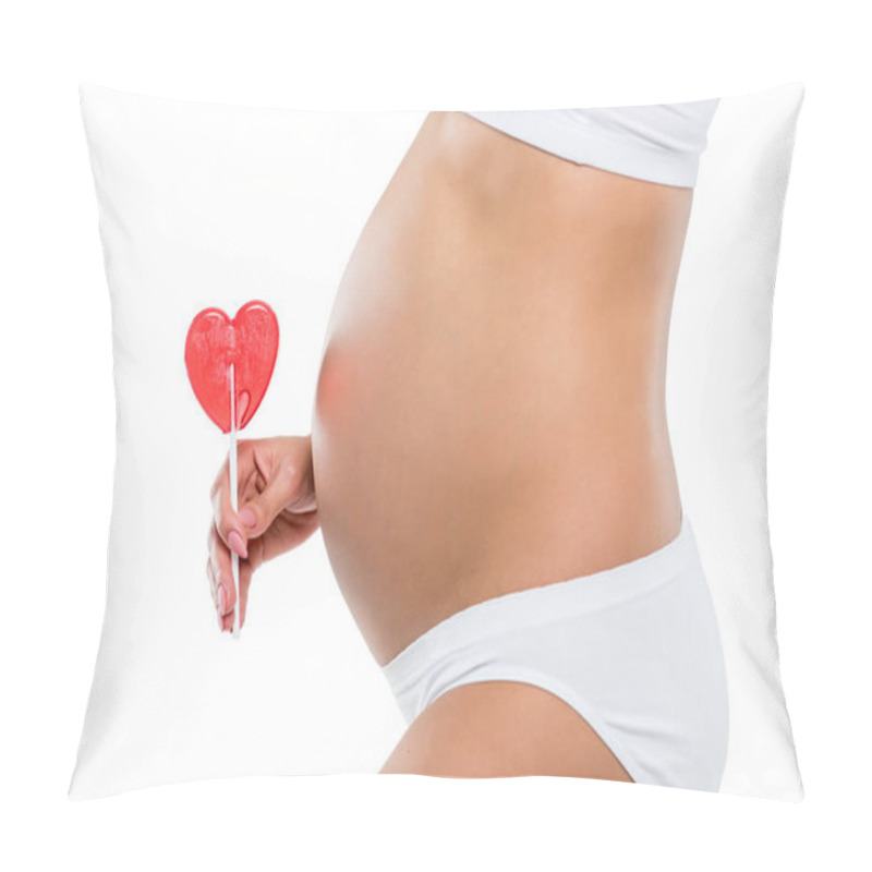 Personality  Pregnant Woman With Lollipop  Pillow Covers