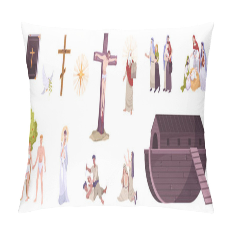 Personality  Christianity History Realistic Set Pillow Covers