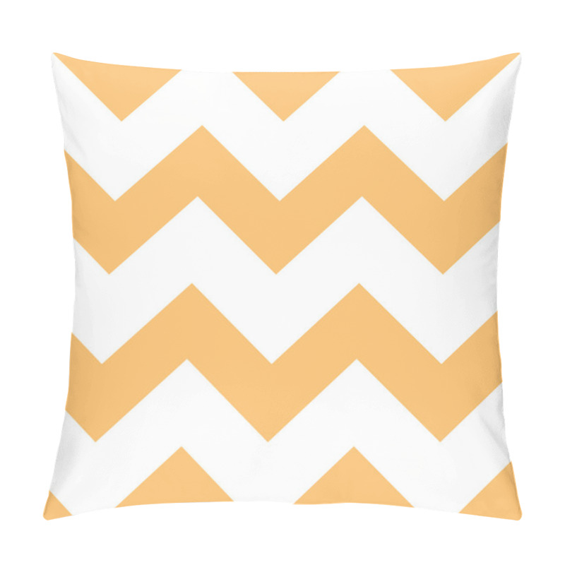 Personality  Orange Creme Chevron Pattern Pillow Covers