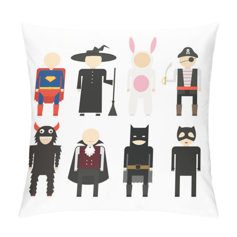 Personality  Halloween Costumes Pillow Covers