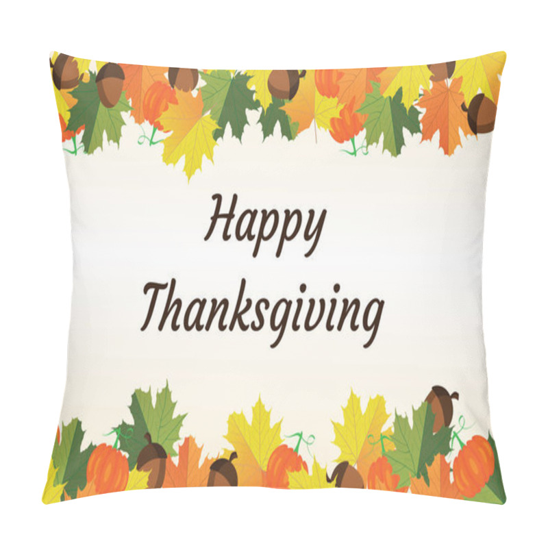 Personality  Vector Thanksgiving Card Pillow Covers