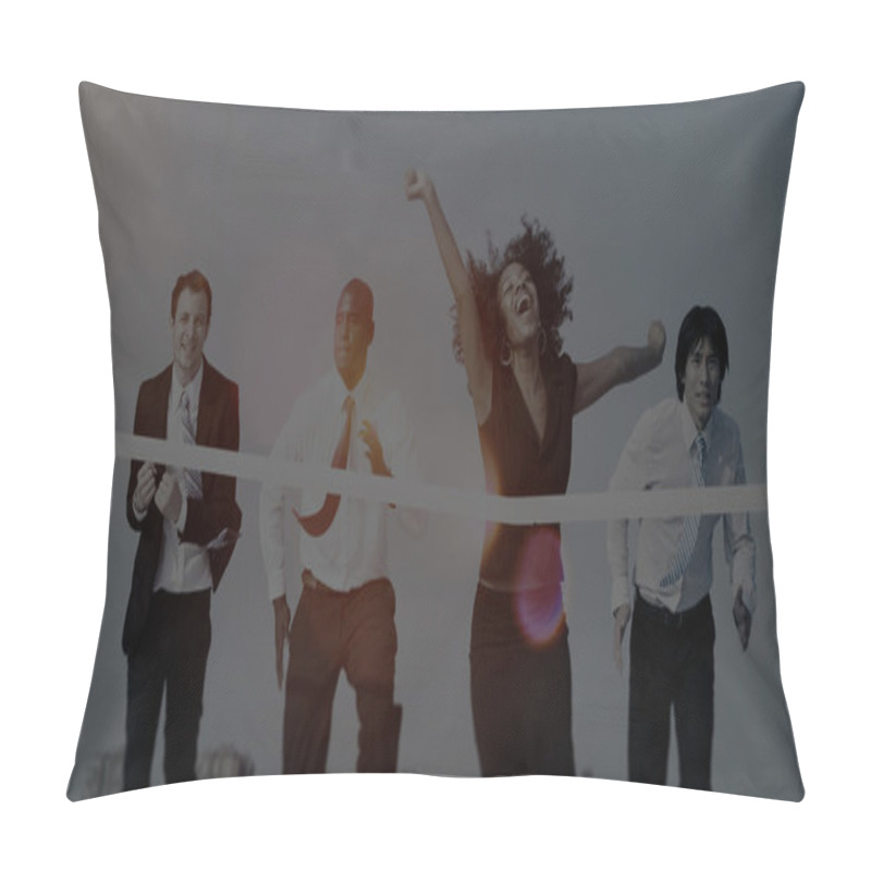 Personality  Business Woman Winning Competition Pillow Covers