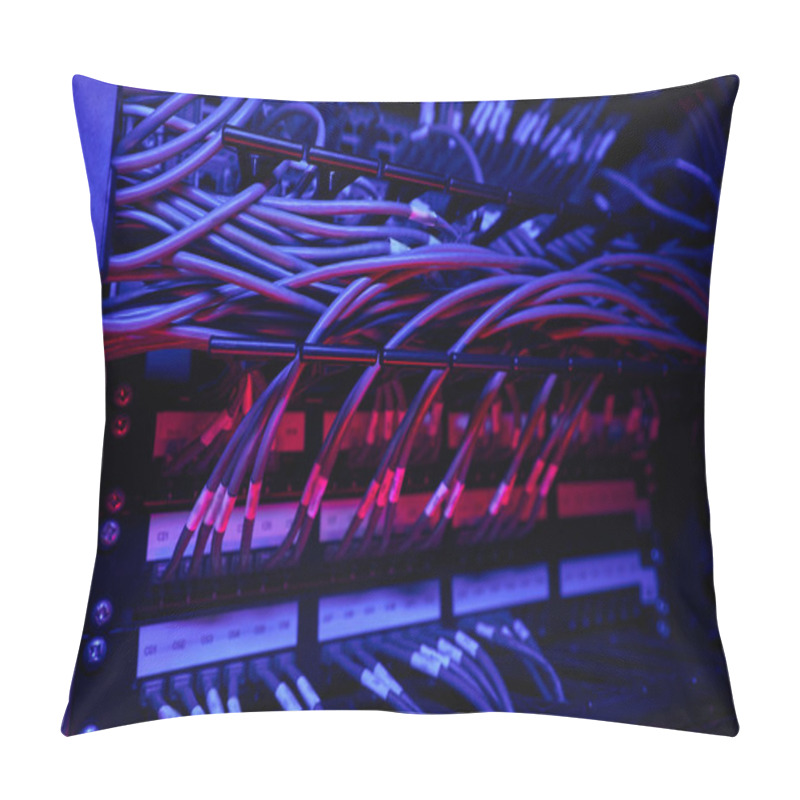 Personality  Server Rack Cable Management In Data Center Pillow Covers