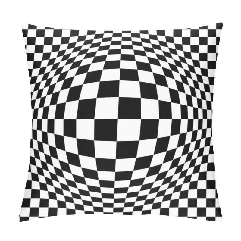 Personality  Expanded Optical Check Pillow Covers