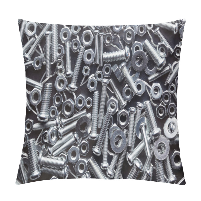 Personality  Nuts And Bolts Background Pillow Covers