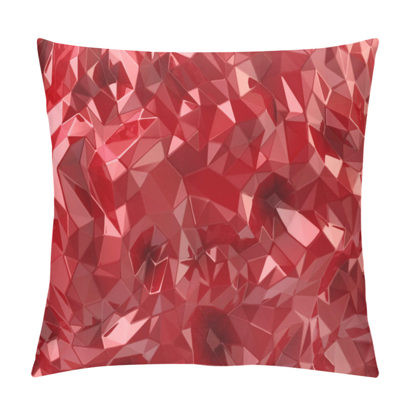 Personality  Red Crystal Background Pillow Covers