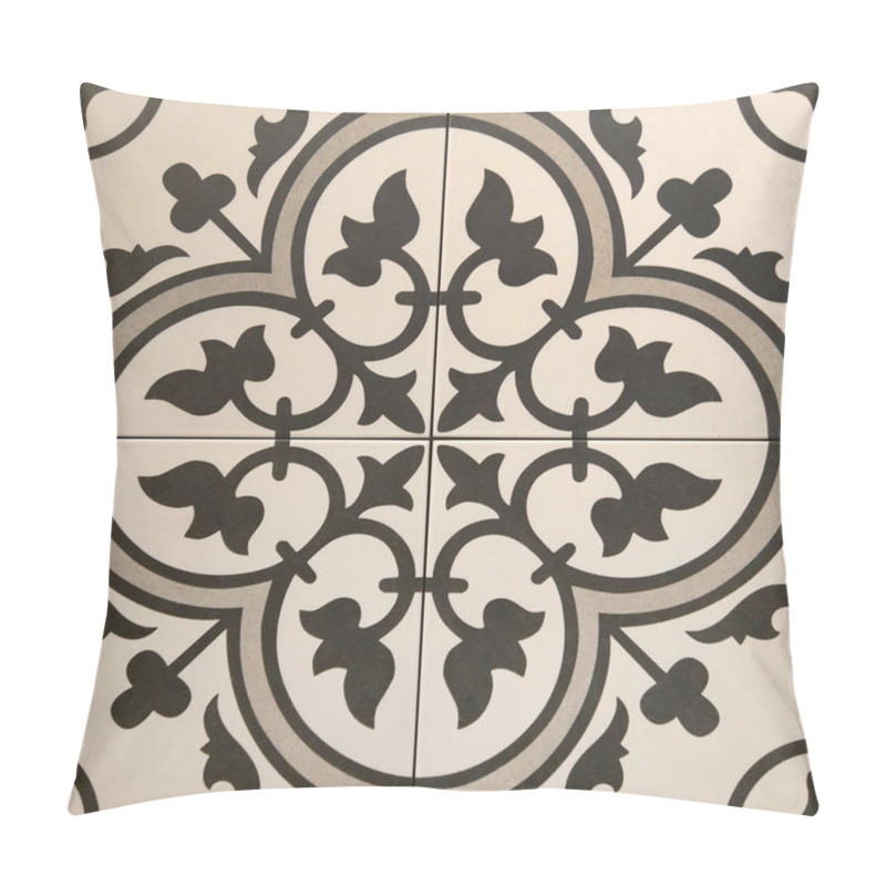 Personality  Ceramic Floor And Wall Tiles As Background Pillow Covers