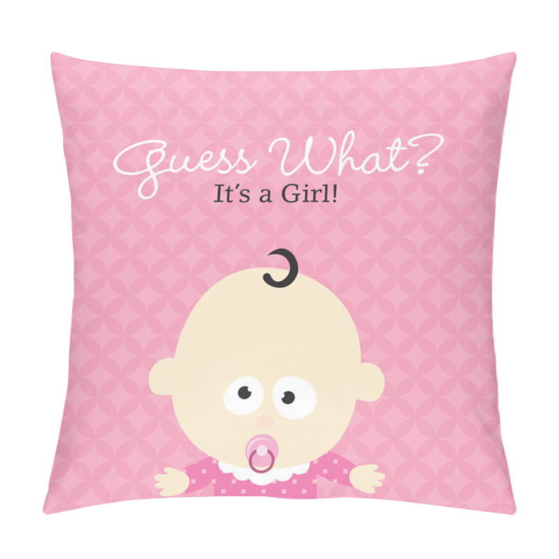 Personality  Birth Announcement Template Pillow Covers