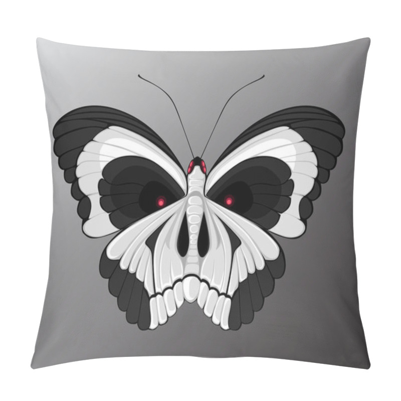 Personality  Skull-butterfly Pillow Covers