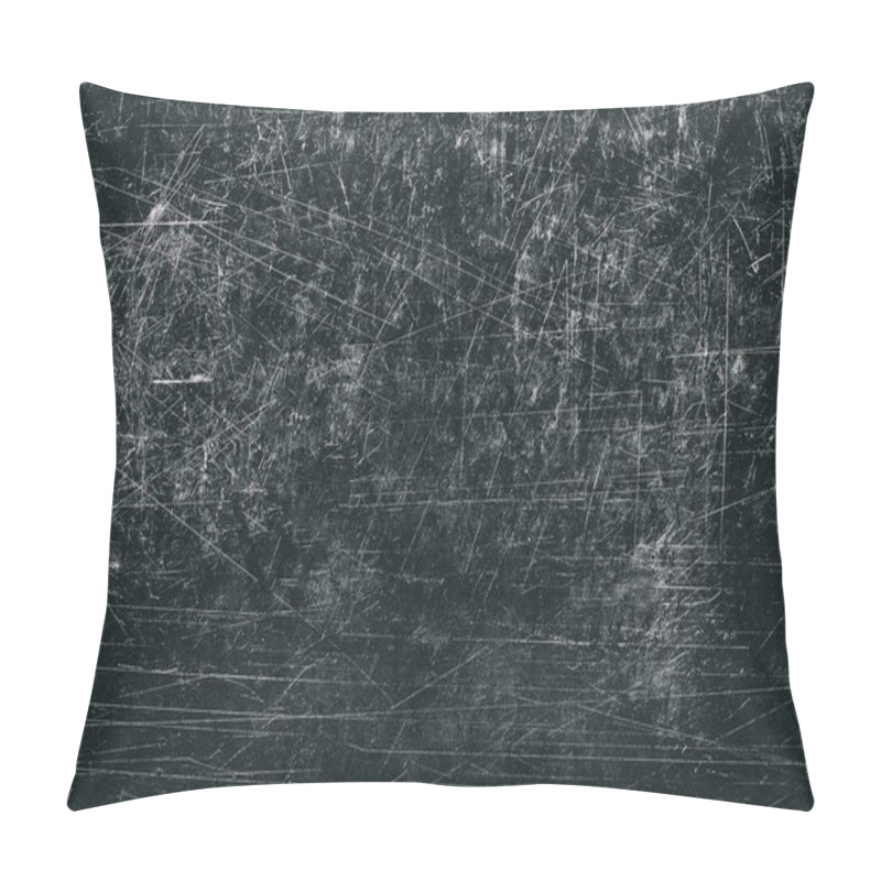 Personality  Background Of Grunge Black Textured Scratched Wall Pillow Covers