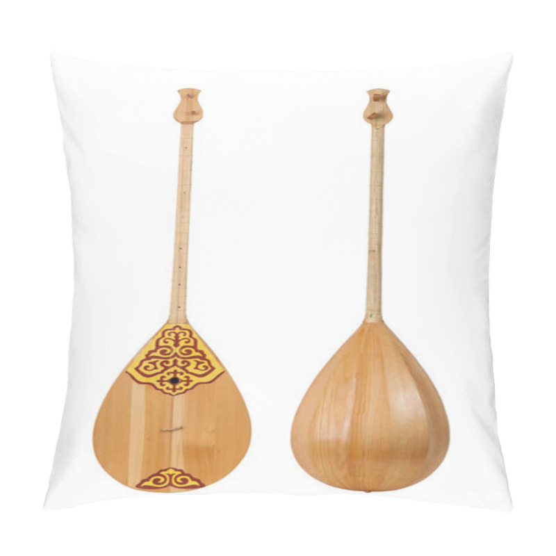 Personality  Dombra A Stringed Musical Instrument, The National Musical Instrument Of The Kazakhs Pillow Covers