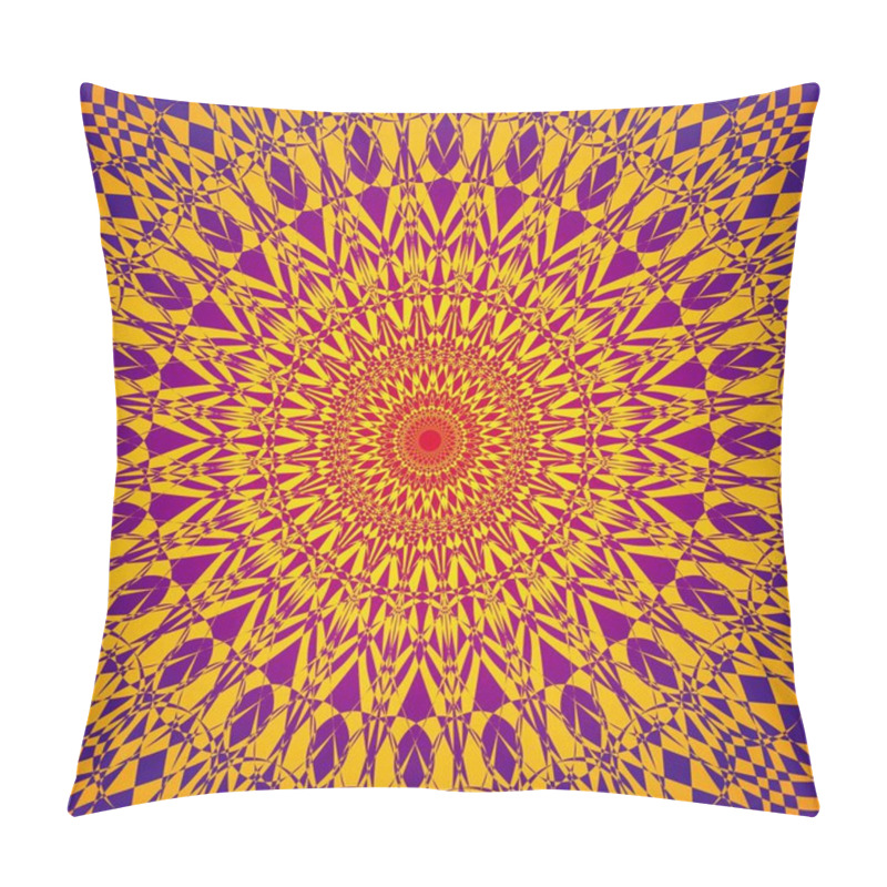 Personality  Elegant Oriental Ornament. Geometrical Circular Drawing. Pillow Covers