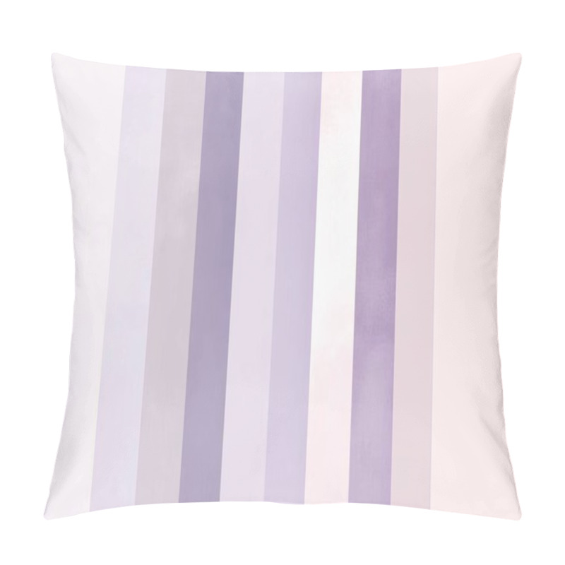 Personality  A Harmonious Blend Of Soft Purple And Pale Hues, Creating A Calming Striped Pattern. Pillow Covers