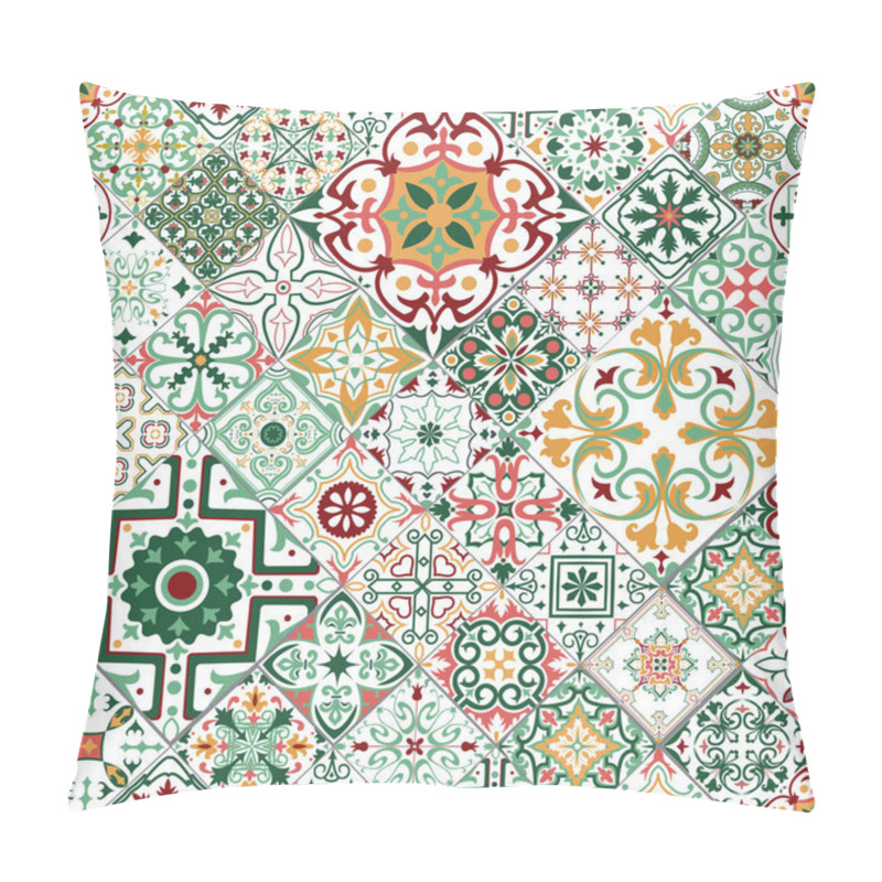 Personality  Set Of Portuguese Tiles Pillow Covers