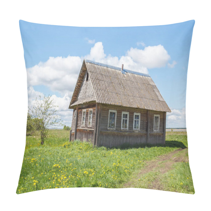 Personality  Old Rural House Near The Road Pillow Covers