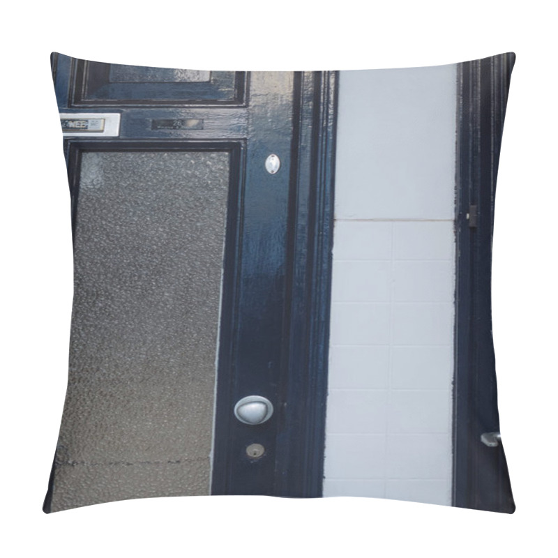 Personality  Black Painted Door  Pillow Covers