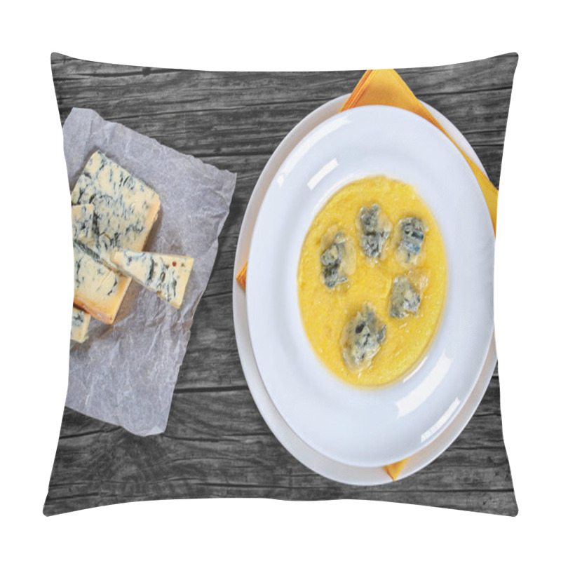 Personality  Creamy Thick Polenta With Melted Gorgonzola Pillow Covers