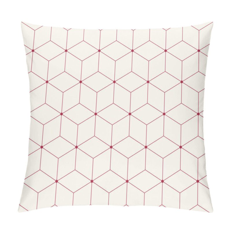 Personality  Sacred Geometry Grid Graphic Deco Hexagon Pattern Pillow Covers