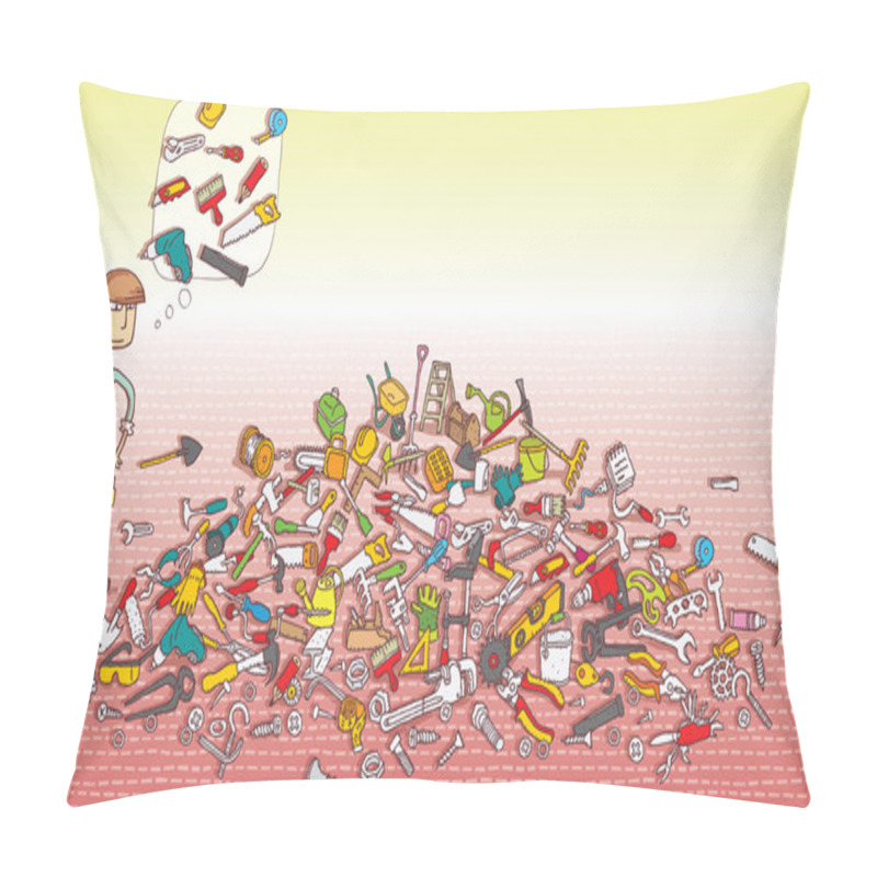 Personality  Find Objects Visual Game. Solution In Hidden Layer! Pillow Covers