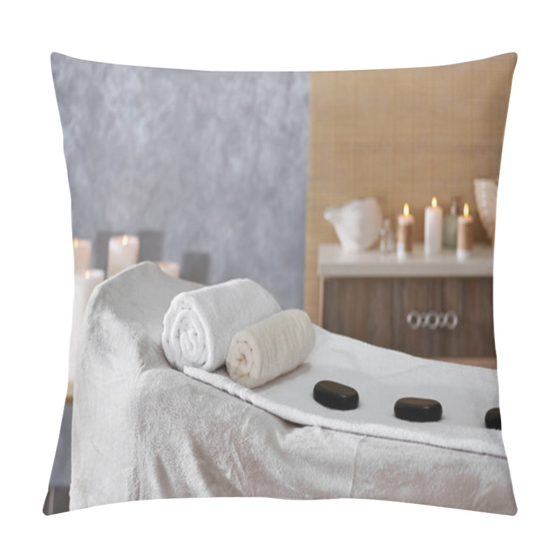 Personality  Place For Relaxation In Modern Wellness Center Pillow Covers