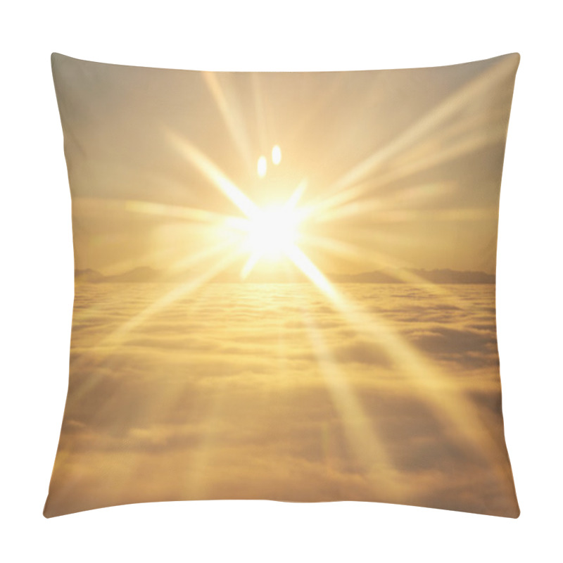 Personality  Sky, Sunset Sun And Clouds Pillow Covers