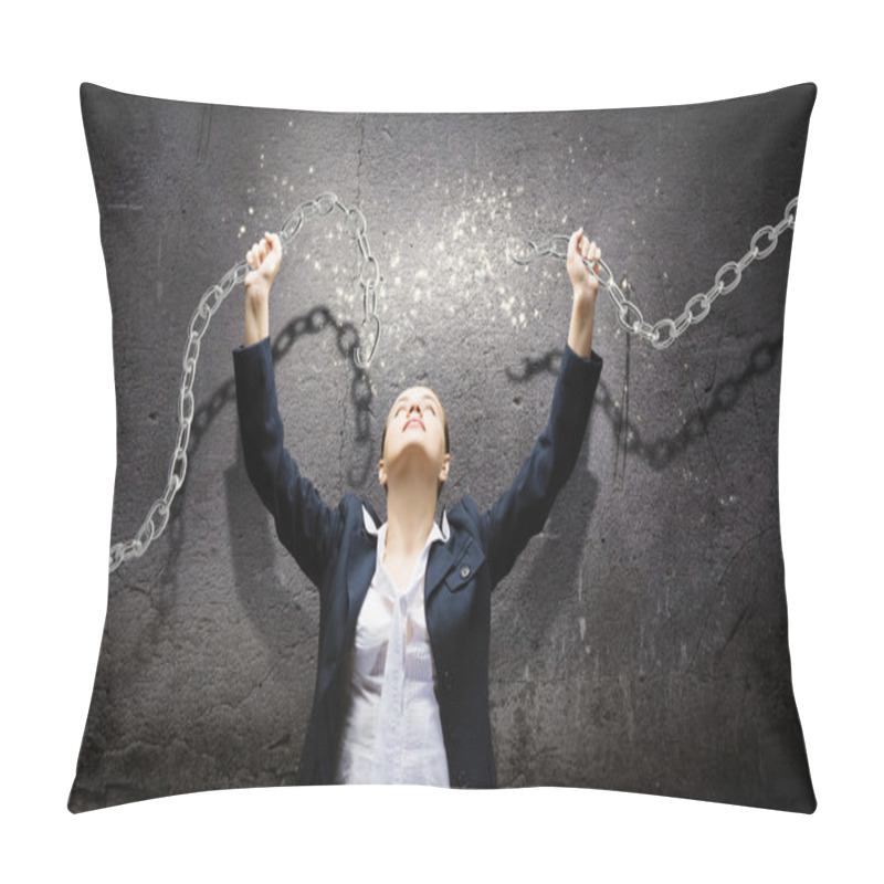 Personality  Aggressive Businesswoman Pillow Covers