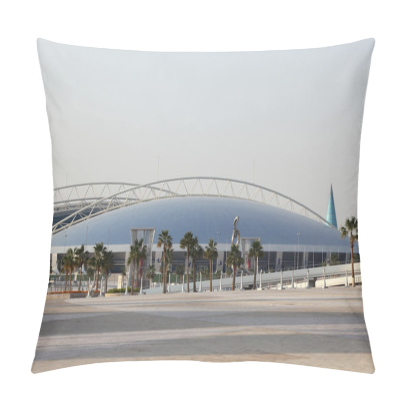 Personality  The Aspire Dome And Academy For Sports In Doha, Qatar. Pillow Covers