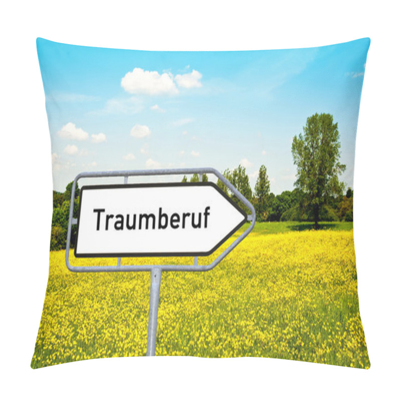 Personality  Traumberuf Wegweiserschild Pillow Covers