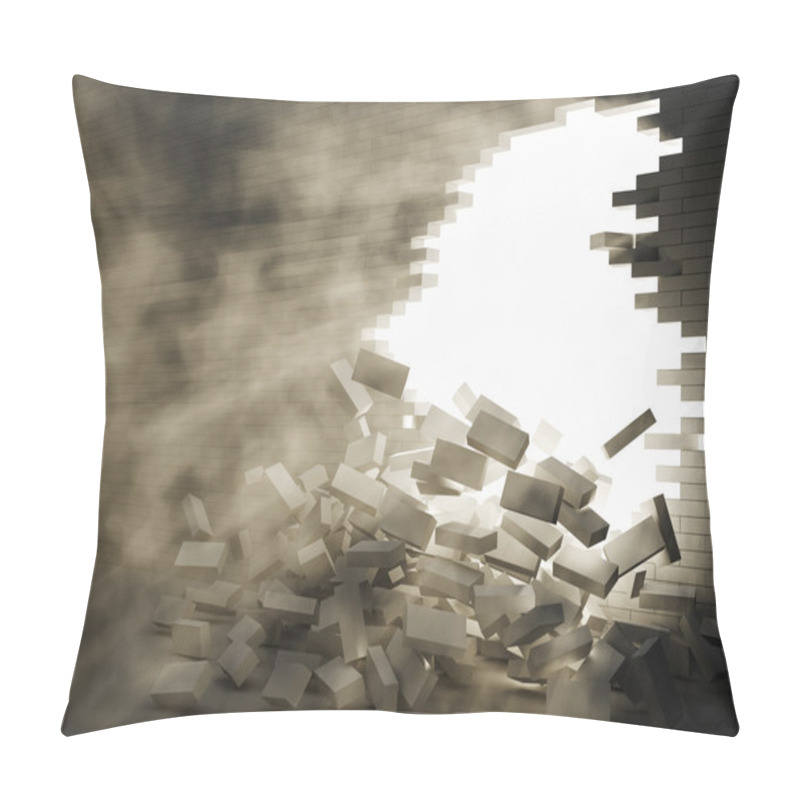 Personality  Breaking Wall Pillow Covers