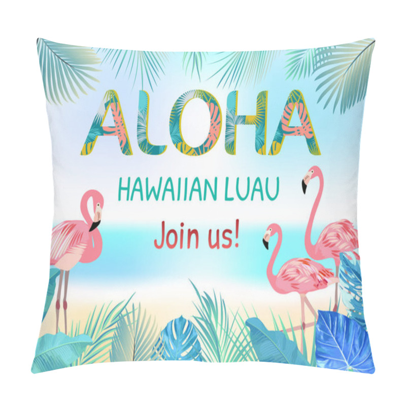 Personality  Aloha Hawaii. Best Creative Vector Design For Poster, Flyer, Pre Pillow Covers