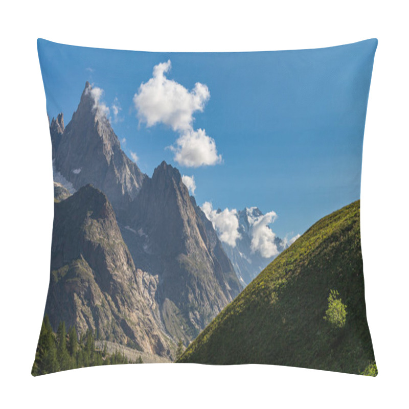 Personality  The Beautiful Alps Of The Group Of Monte Bianco Pillow Covers