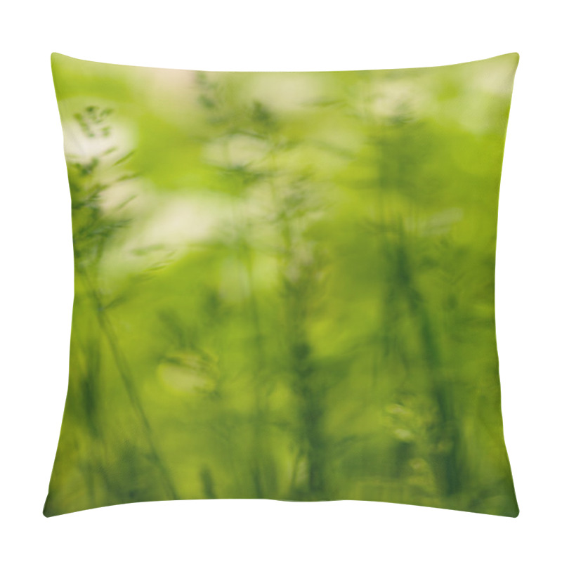 Personality  Abstract Background Green Bokeh Pillow Covers