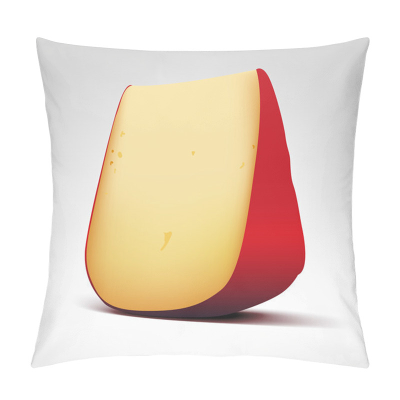 Personality  Gouda Cheese Illustration Pillow Covers