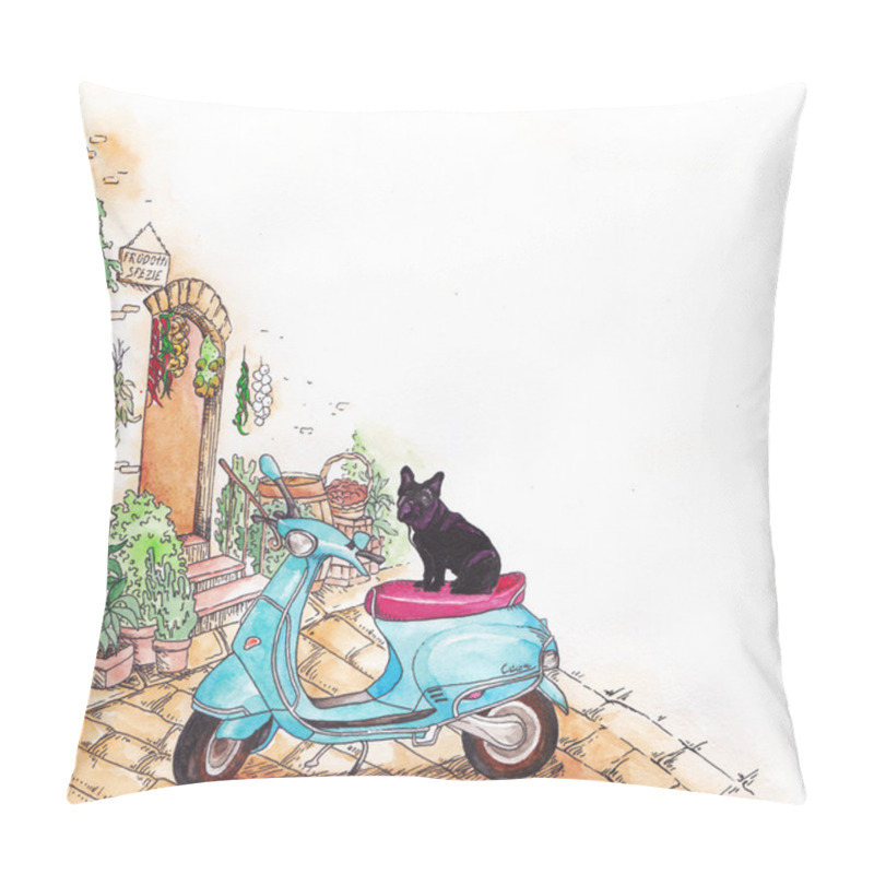 Personality  Italian Daily Life Pillow Covers