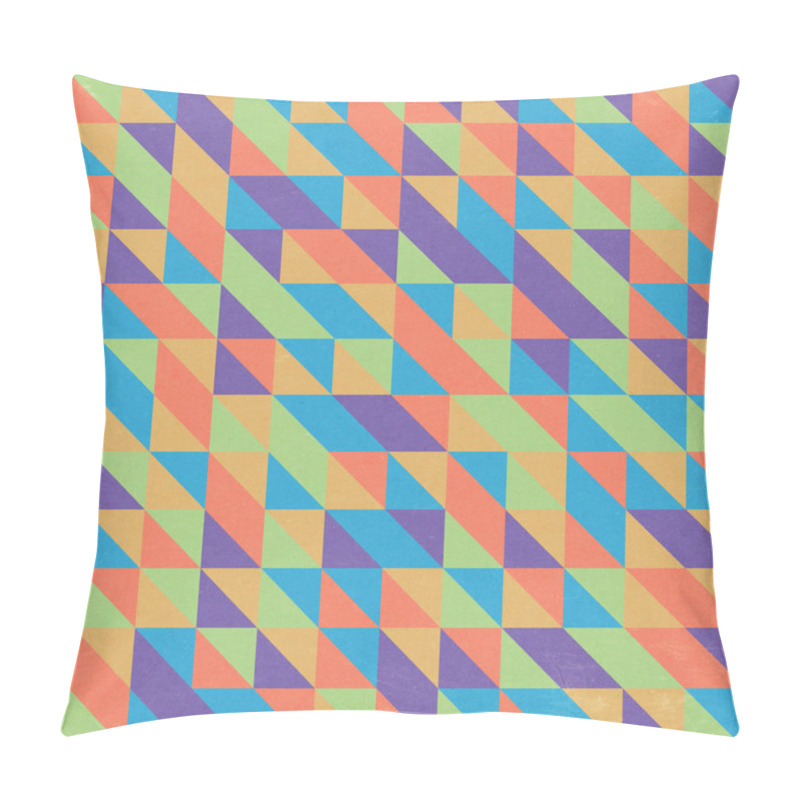 Personality  Retro Triangular Wallpaper Pillow Covers