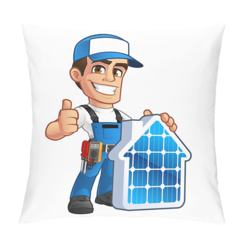 Personality  Technician Installer Of Solar Panels Pillow Covers