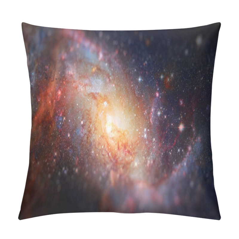 Personality  Spiral Galaxy Creative Background. Elements Of This Image Furnished By NASA. Pillow Covers