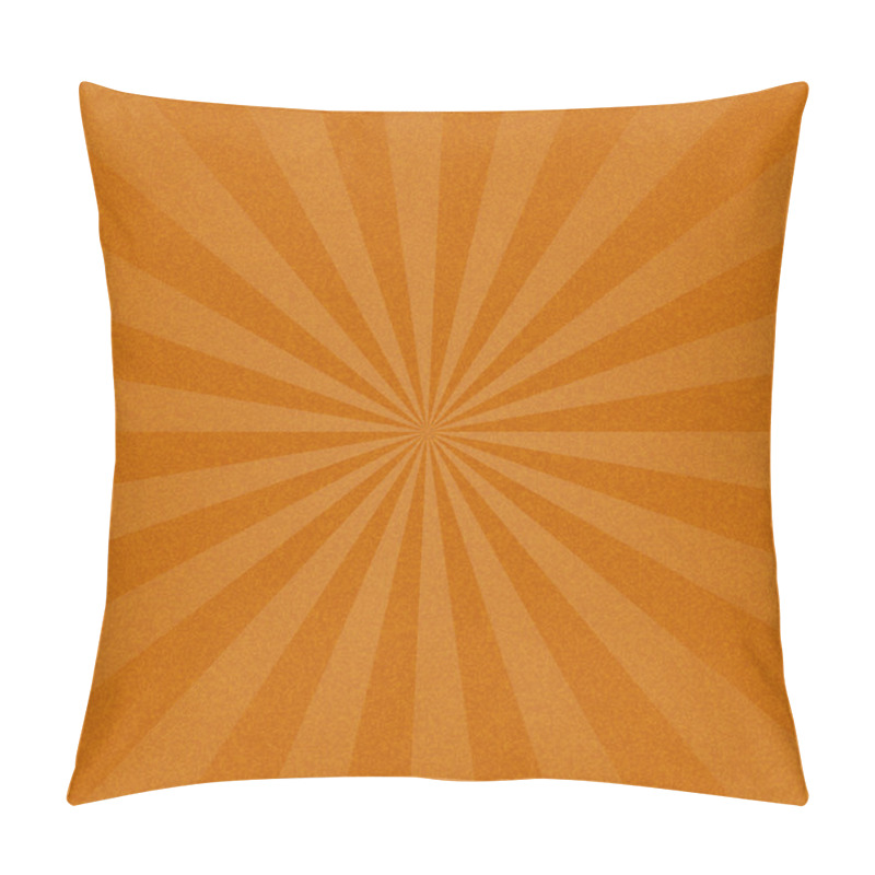 Personality  Brown Sunburst Blank Background Pillow Covers