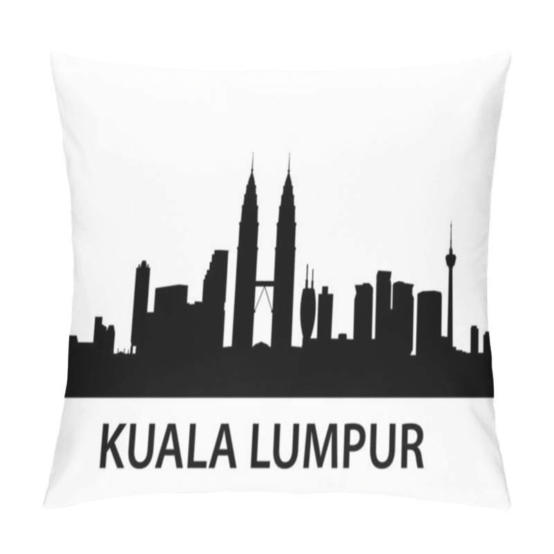 Personality  Skyline Kuala Lumpur Pillow Covers