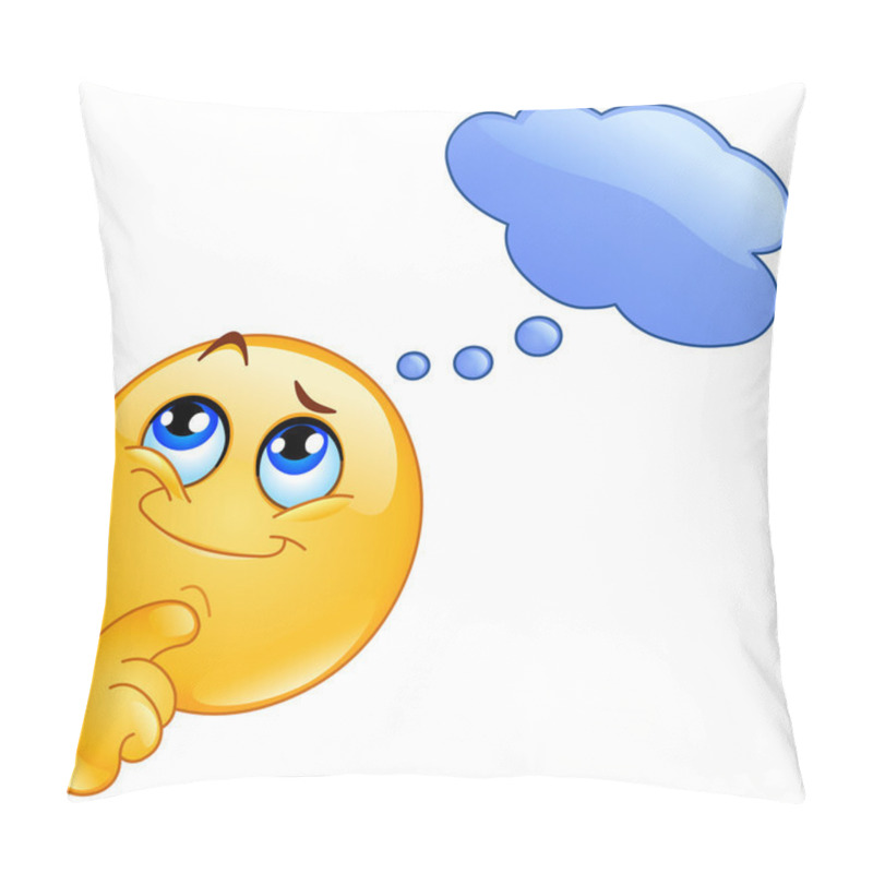 Personality  Thinking Emoticon Pillow Covers