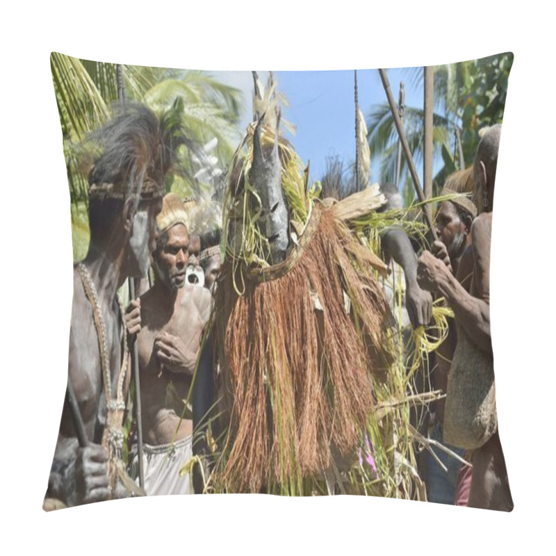 Personality  The Village Follows The Ancestors Embodied In Spirit Mask Pillow Covers