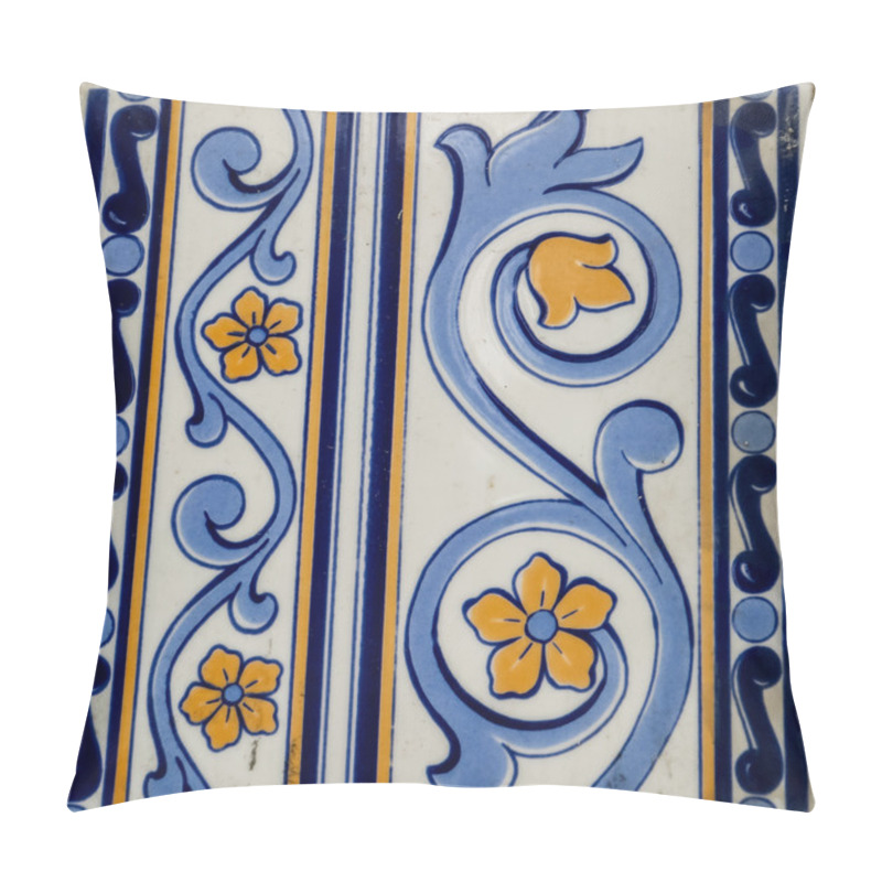 Personality  Traditional Tiles From Porto, Portugal Pillow Covers