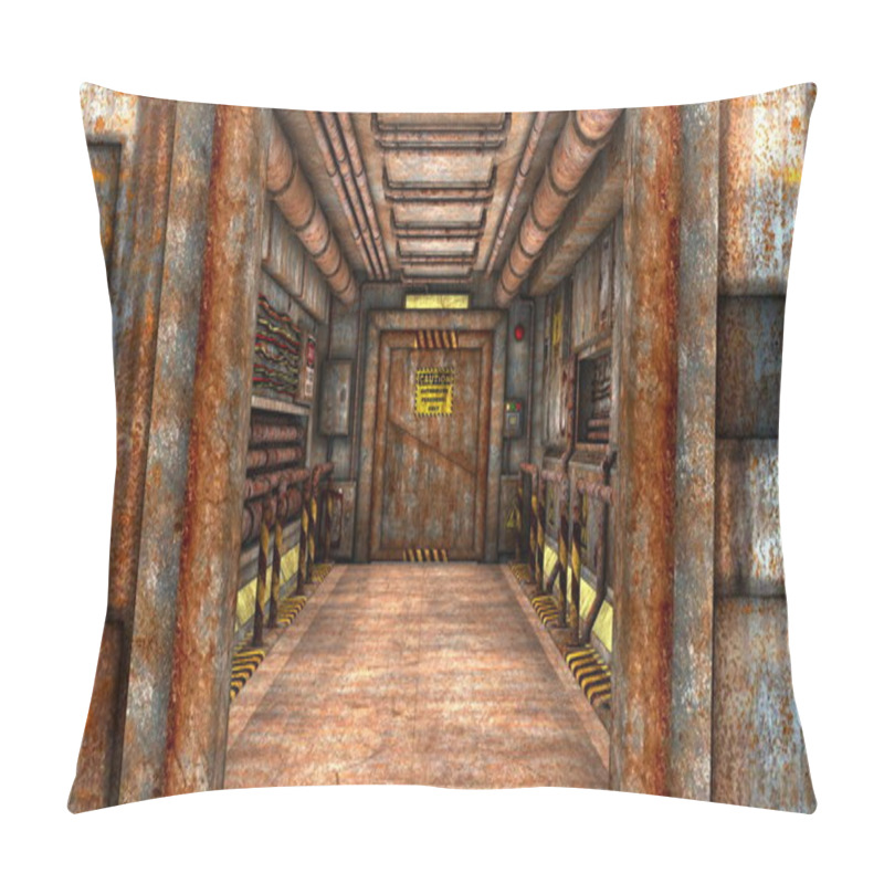 Personality  3D CG Rendering Of A Space Station Pillow Covers