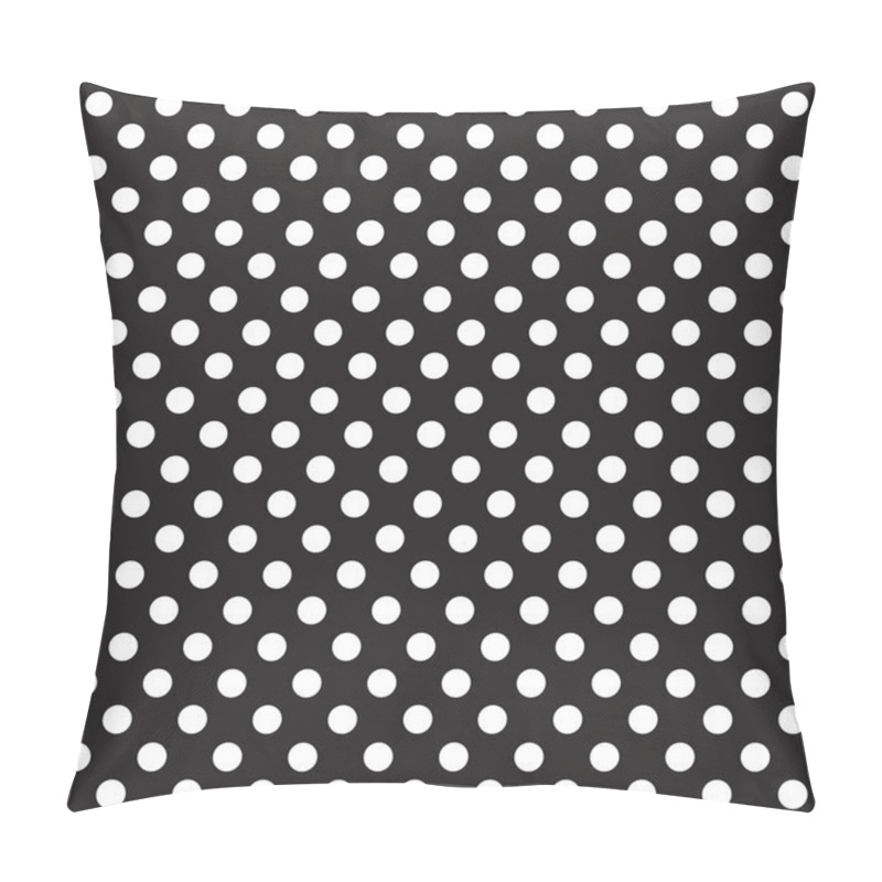 Personality  White Polka Dots Pattern Pillow Covers