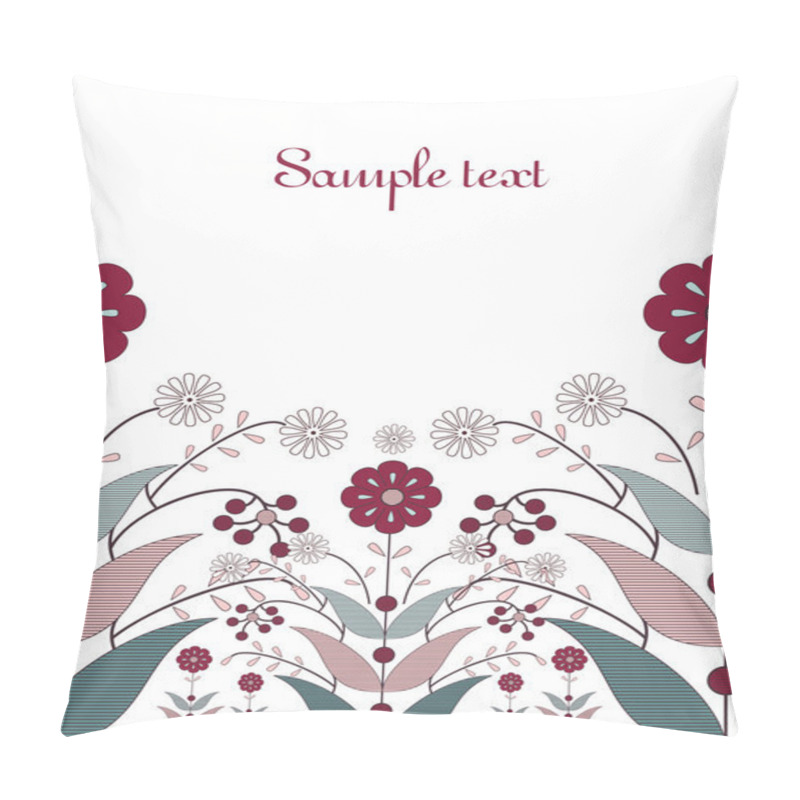 Personality  Flower Card Design Pillow Covers