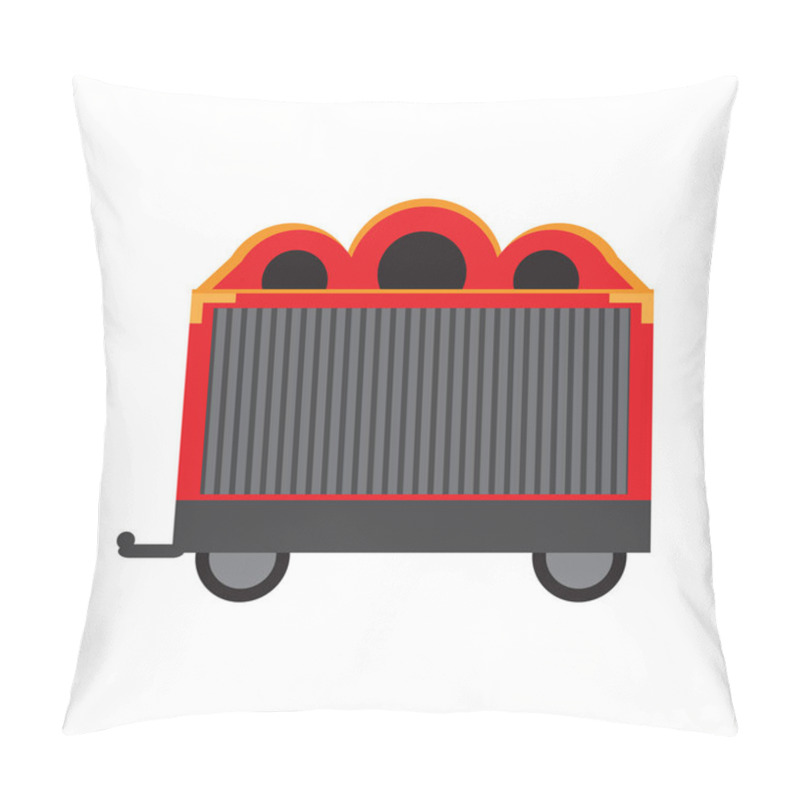 Personality  Circus Wagon Icon Pillow Covers