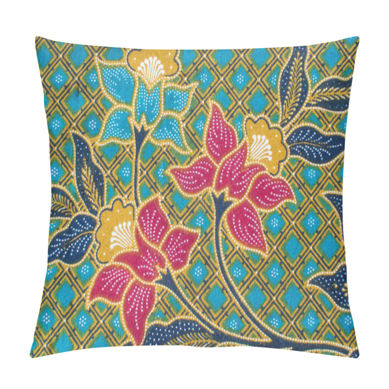 Personality  Beautiful Indonesia Floral Batik Patterns & Motifs Pillow Covers