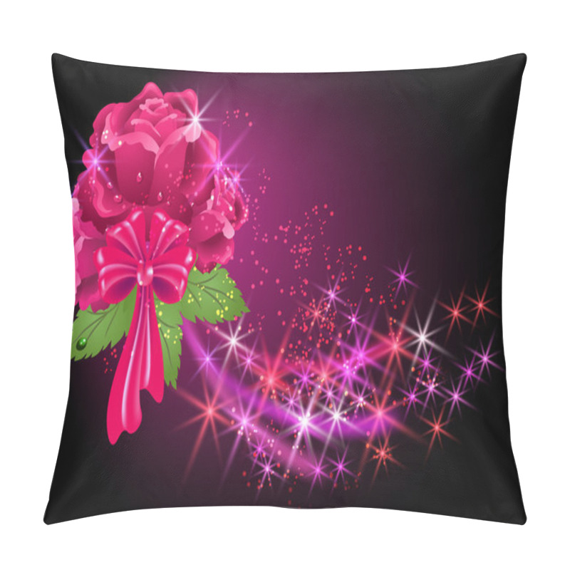 Personality  Roses And Stars Pillow Covers